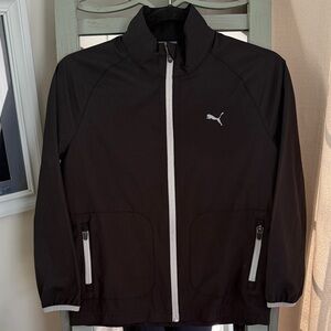 Puma Boy’s Black Windbreaker